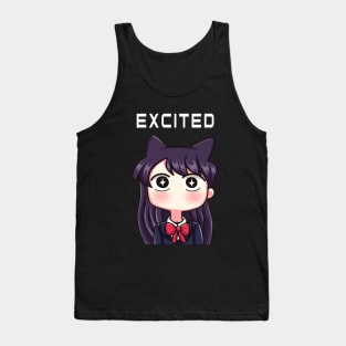 Komi Can't Communicate - Excited Tank Top